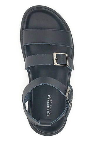 Sandali Neri in Vera Pelle da Donna Pittarello Capsule 27152