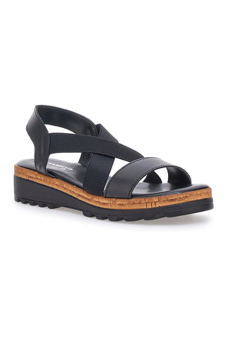 Pittarello Love 3105 Schwarze Damensandalen