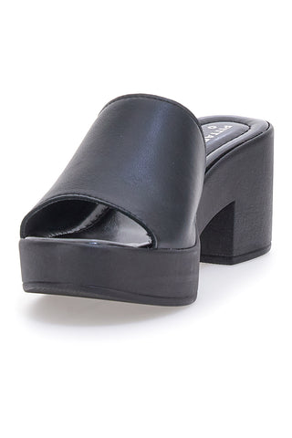 Schwarze Pantoffeln mit Absatz Pittarello Love 3174