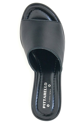 Schwarze Pantoffeln mit Absatz Pittarello Love 3174