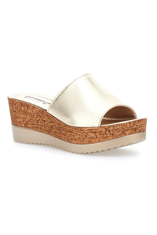 Pittarello Love 2331 Gold Plateau-Hausschuhe