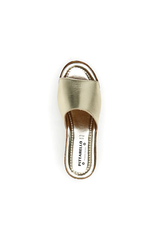 Pittarello Love 2331 Gold Plateau-Hausschuhe