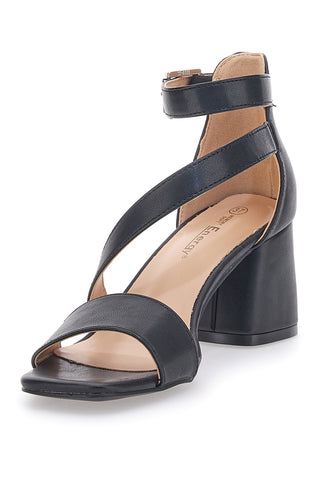 Schwarze Sandaletten „Energy 364“.