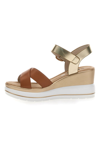 Sandali Cuoio con Platform Energy 421