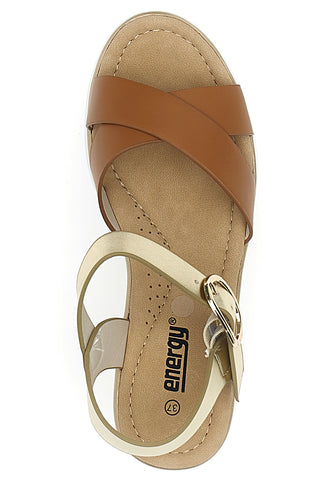 Sandali Cuoio con Platform Energy 421