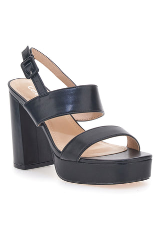 Schwarze Cafè-Sandalen mit Absatz kosten 865
