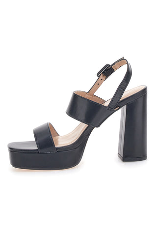 Schwarze Cafè-Sandalen mit Absatz kosten 865