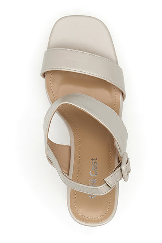 Beige Cafè-Sandalen mit Absatz kosten 865