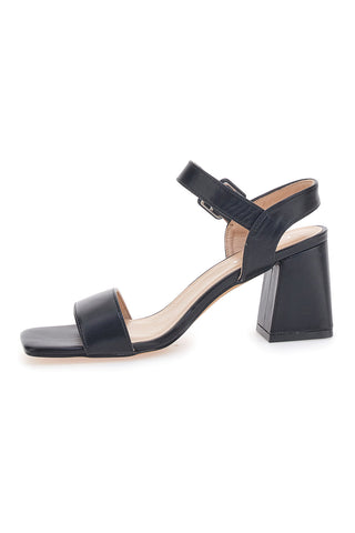 Sandali Neri Con Tacco e Cinturino Alla Caviglia Cafe' Cost 285