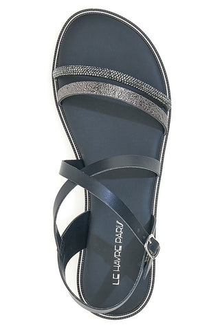 Sandali Neri da Donna Le Havre Paris 5304