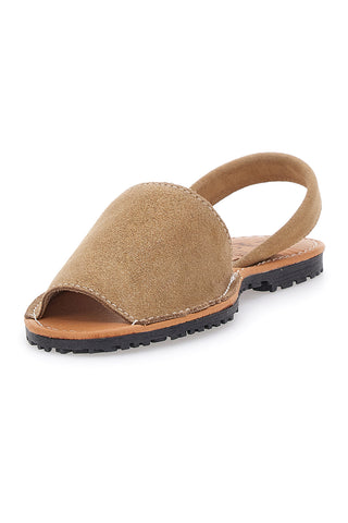 Sandali Minorchine Beige in Pelle Fly Nature 204
