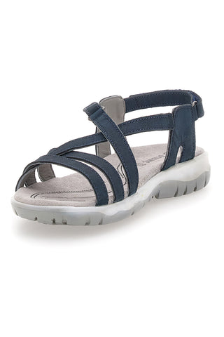 Blaue Sandalen mit Echtleder-Innensohle Fly Dinamic 65