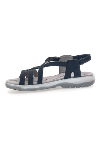 Blaue Sandalen mit Echtleder-Innensohle Fly Dinamic 65