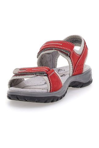 Sandali Rossi Sportivi in Pelle Fly Dinamic 50