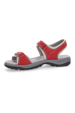 Sandali Rossi Sportivi in Pelle Fly Dinamic 50