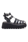 Plateausandalen aus echtem Leder Pittarello Rock 15434F