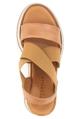 Sandali Beige Con Zeppa Pittarello 24953