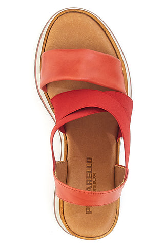 Sandali Rosse Con Zeppa Pittarello 24953