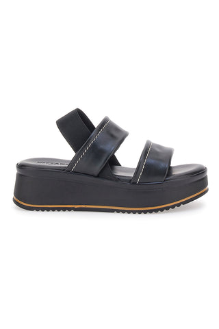 Sandali Nero con zeppa platform Pittarello 44874
