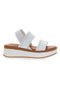 Pittarello Weiße Plateausandalen 44874