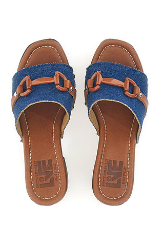 Zoccoli Jeans Con Tacco 9 cm Pittarello Love 15495JP