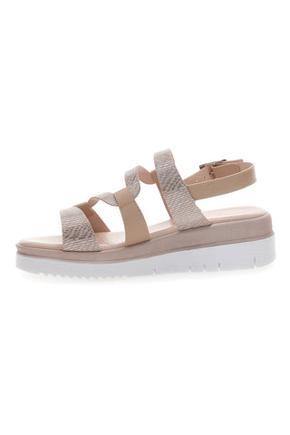 Sandali Cipria Con Cinturino Sling-back Cafe' Cost 4209