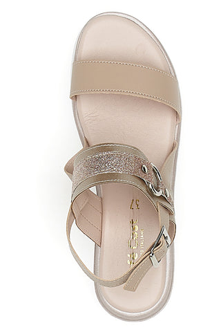 Sandali Platform Rosa Cafè Cost 4081