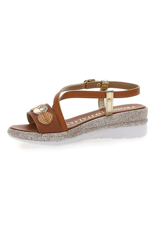 Sandali Marroni con Cinturino Mio Tempo 4438