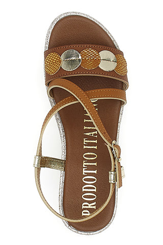Sandali Marroni con Cinturino Mio Tempo 4438