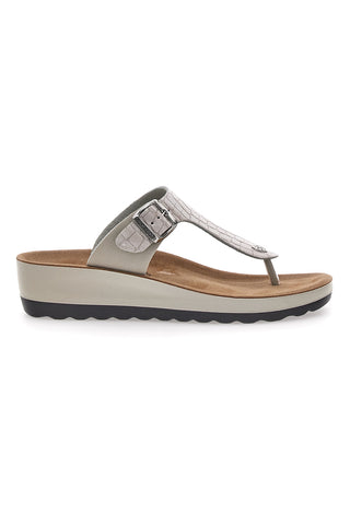 Weiße Hausschuhe mit Flip-Flops FLY FLOT 4259