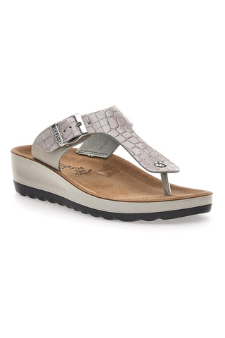 Weiße Hausschuhe mit Flip-Flops FLY FLOT 4259