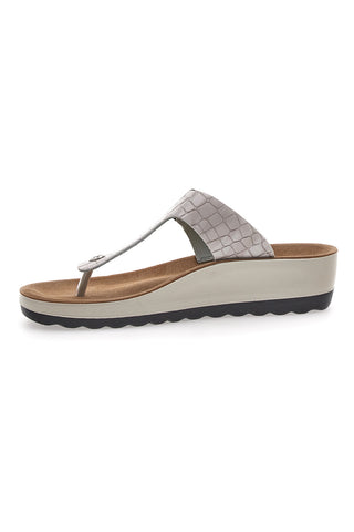 Weiße Hausschuhe mit Flip-Flops FLY FLOT 4259