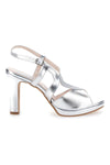 Pittarello Love 4580 silberne High-Heel-Sandalen