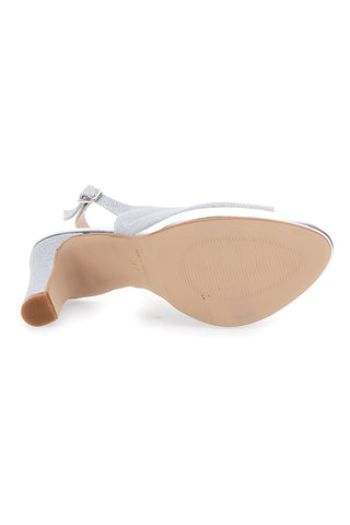 Pittarello Love 4477 Silbernes Dekolleté mit offener Zehenpartie