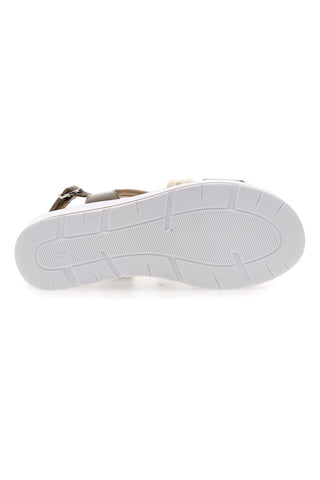 Goldene Sandalen mit Plateau Pittarello 191004