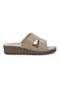 Ciabatte Taupe Con Plantare In Vera Pelle Pittarello 42047