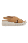 Sandali in Vera Pelle Cognac Mio Tempo 350020