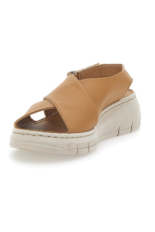 Echtleder-Sandalen Cognac Mio Tempo 350020