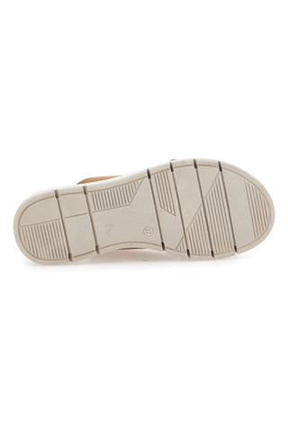 Echtleder-Sandalen Cognac Mio Tempo 350020