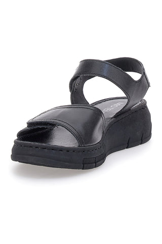 Schwarze Sandalen mit Klettverschluss Rips Mio Tempo 350005