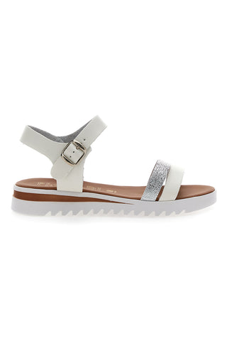 Weiße Sandalen Made in Italy Plocadi 001