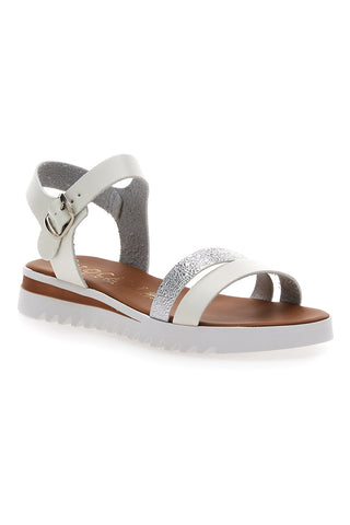 Weiße Sandalen Made in Italy Plocadi 001