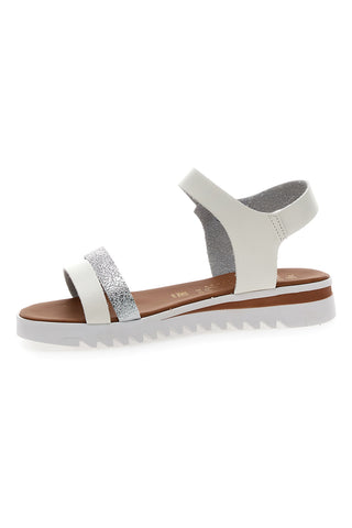 Weiße Sandalen Made in Italy Plocadi 001