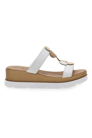 Ciabatte con Platform Bianche Plocadi 11183043