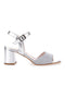 Sandali con Tacco Argento Pittarello Glam 4214