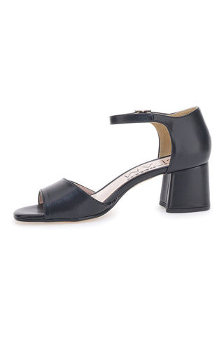 Schwarze Sandalen mit Absatz und Knöchelriemen Pittarello Glam 1370