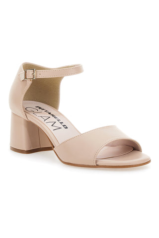 Nudefarbene Sandaletten mit Absatz Pittarello Glam 1370