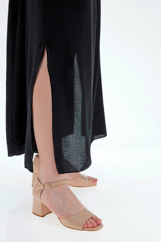Nudefarbene Sandaletten mit Absatz Pittarello Glam 1370