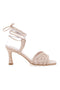 Pittarello Glam Cremefarbener Schnürpumps 3626