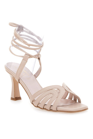 Pittarello Glam Cremefarbener Schnürpumps 3626